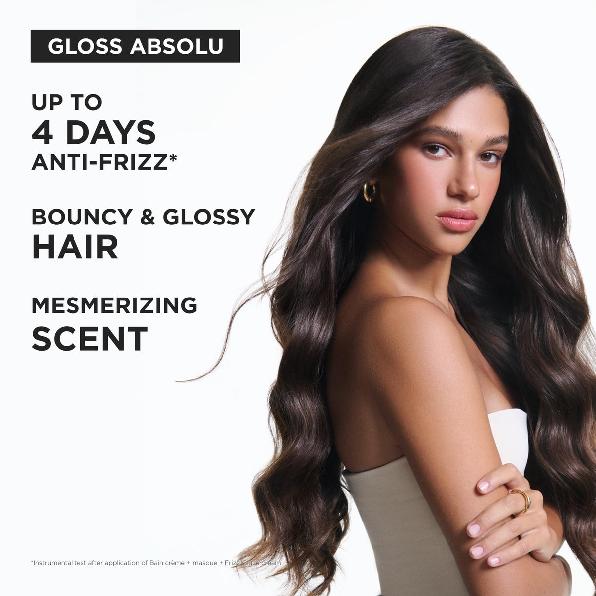 White Smoke Kerastase Gloss Absolu Bain Creme Shampoo Refill – Anti-Frizz, 16.9 Fl Oz
