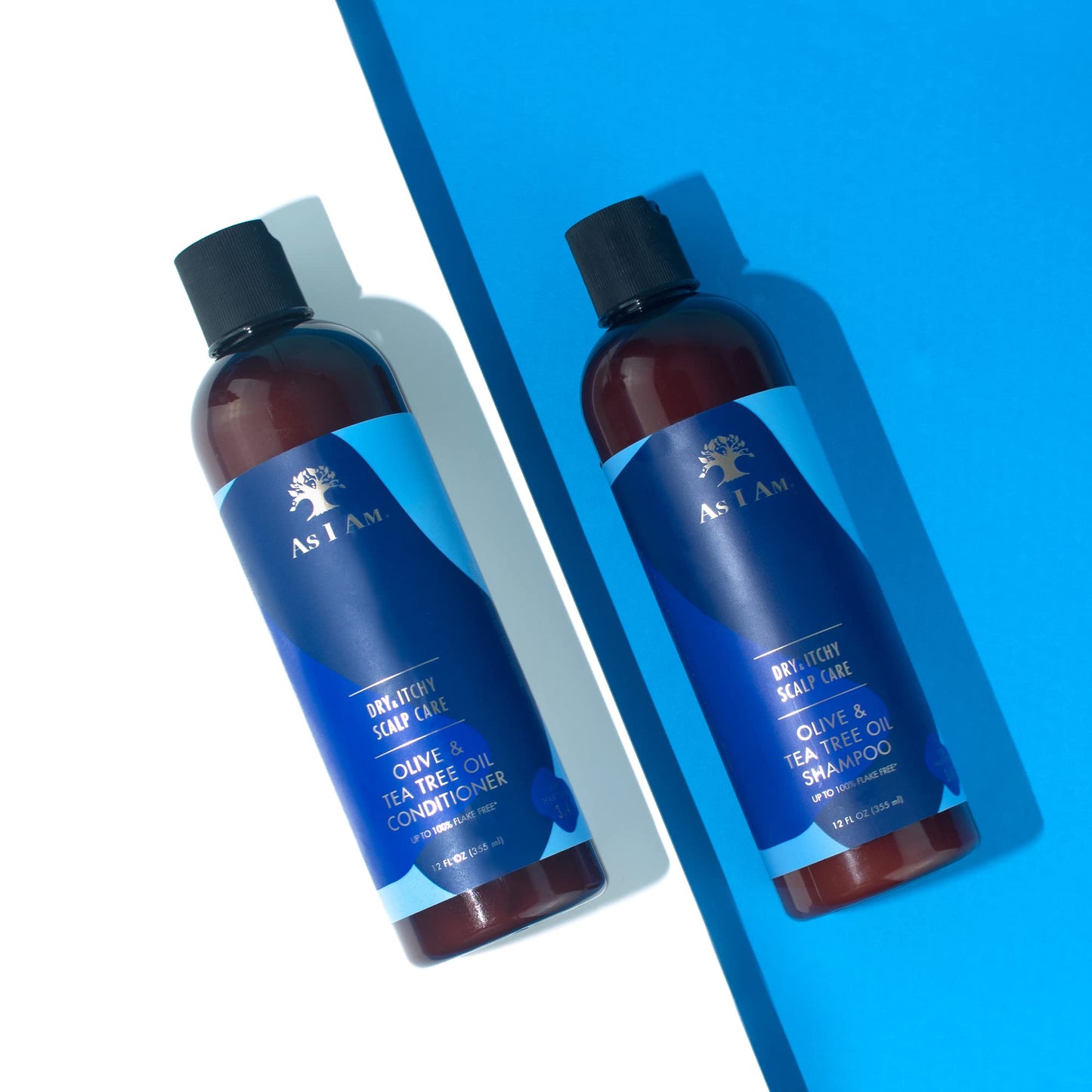 White Smoke As I Am Dry & Itchy Scalp Care Shampoo - 12 ounce - Fights Dandruff and Seborrheic Dermatitis - Enriched with Zinc Pyrithione, Olive Oil, and Tea Tree Oil