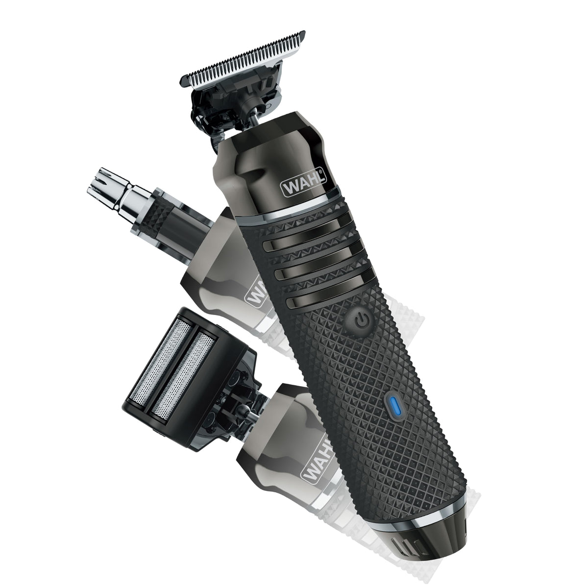 White Smoke Wahl Pro Series High Visibility Cordless USB Skeleton Style Beard Trimmer
