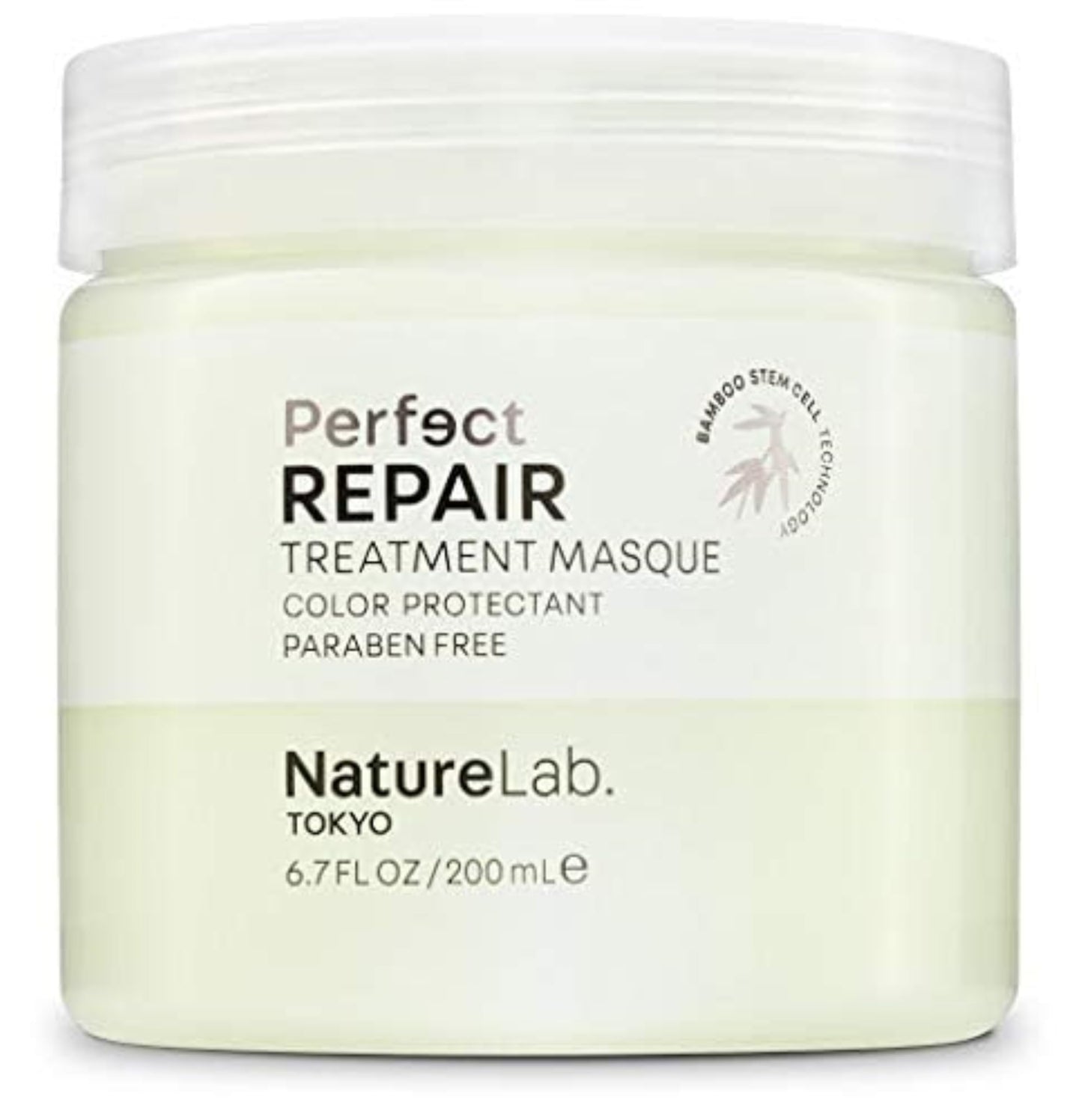 Lavender NatureLab.TOKYO Perfect Repair Treatment Masque: Heat and Color Protection, Hair Mask Treatment to Strengthen and Repair Dull, Damaged, Brittle Hair I 6.7 FL OZ / 200ml