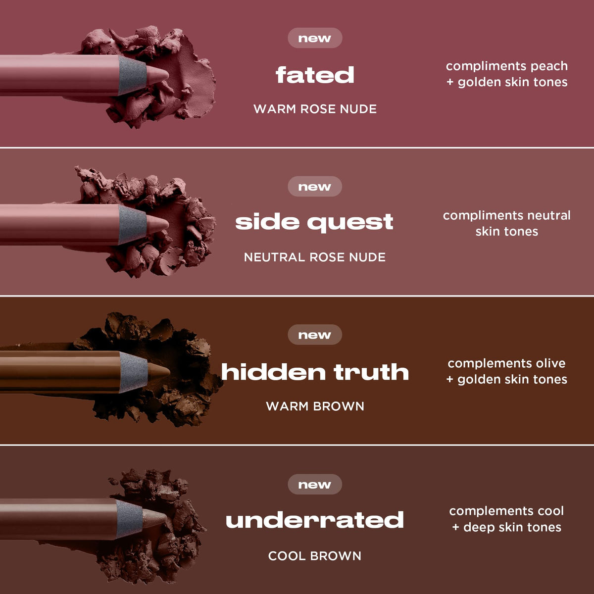 Dark Olive Green URBAN DECAY 24/7 Glide-On Waterproof Cool Brown Lipliner (Underrated)