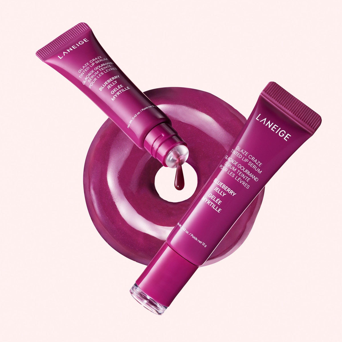 Misty Rose LANEIGE Blurred Skin & Glowy Lips Set