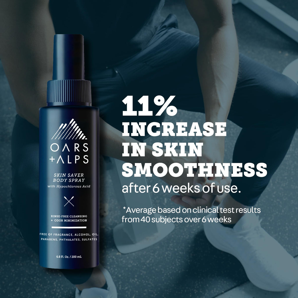 Black Oars + Alps Hypochlorous Acid Spray for Body, Skin Saver, 6.8oz