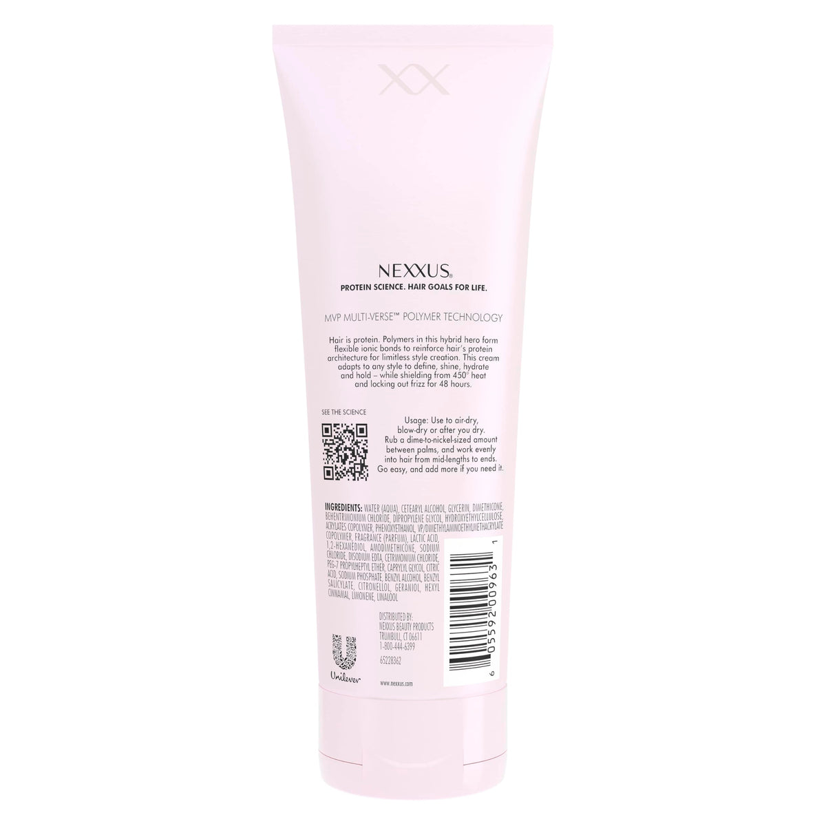 Lavender Blush Nexxus Styling Hair Cream MVP Styler Multitasking Cream, 6 oz