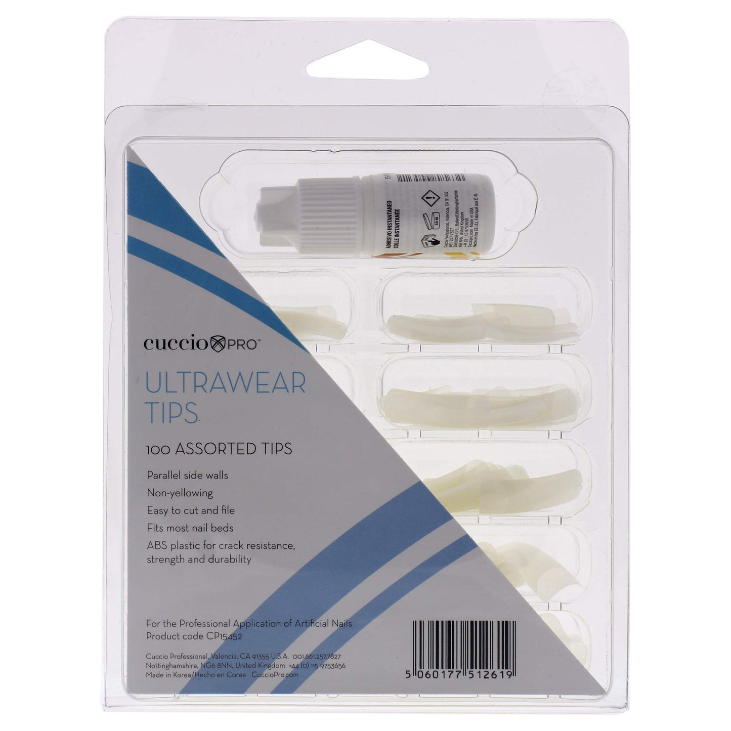 Lavender Cuccio Pro Pro Ultrawear Tips 100 Pc, 100count