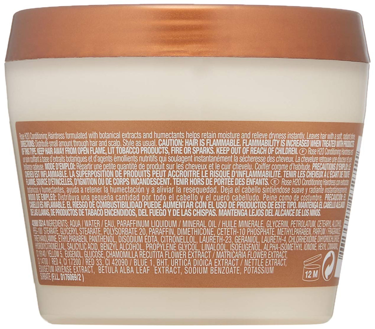 Rosy Brown Mizani Hairdress Rose H2O – Relieves Itchy Scalps For All Hair Types