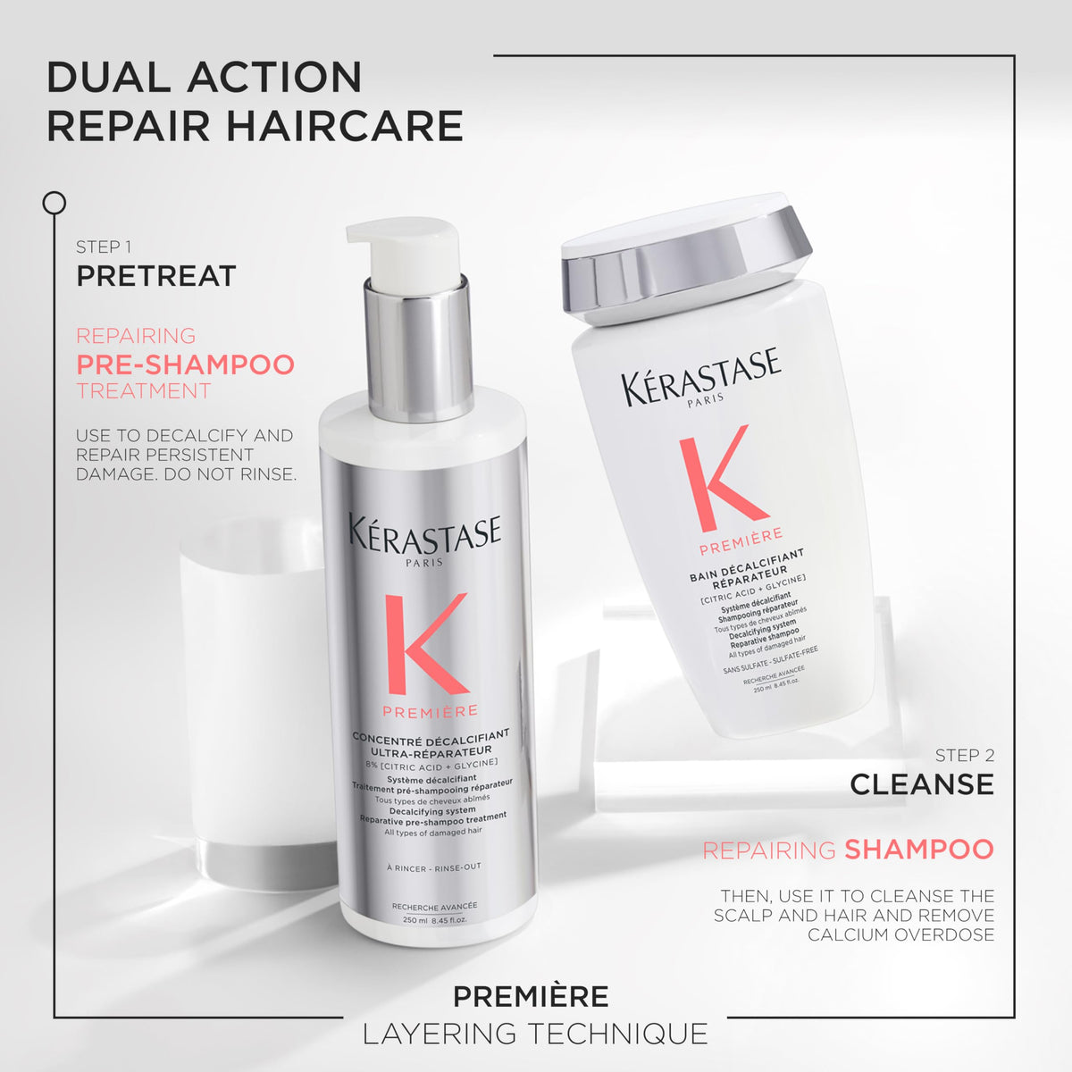 White Smoke Kerastase Premiere Pre-Shampoo Treatment – Damaged Hair, Travel, 1.5 Fl Oz