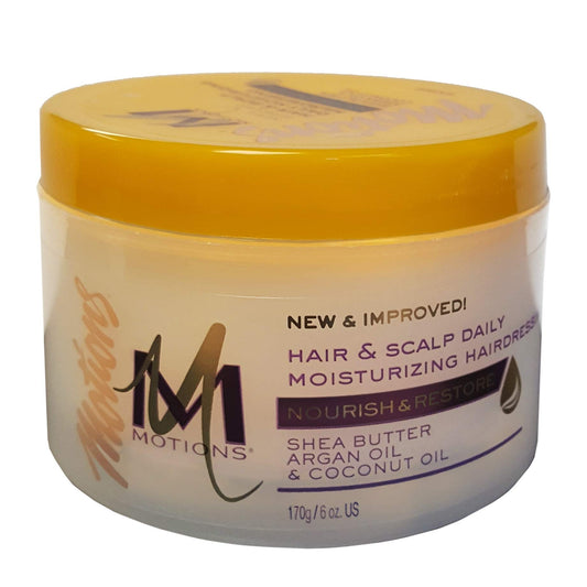 White Smoke Motions Nourish & Care, Hair & Scalp Daily Moisturizing Hairdressing 6 oz by Motions At Home
