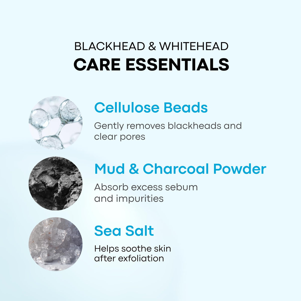 Alice Blue TONYMOLY Tako Pore Black Head Scrub Stick, Easter Basket Stuffer, Deep Cleansing Pore Remover, Characol Blackhead Remover for Face, Nose, Women + Men