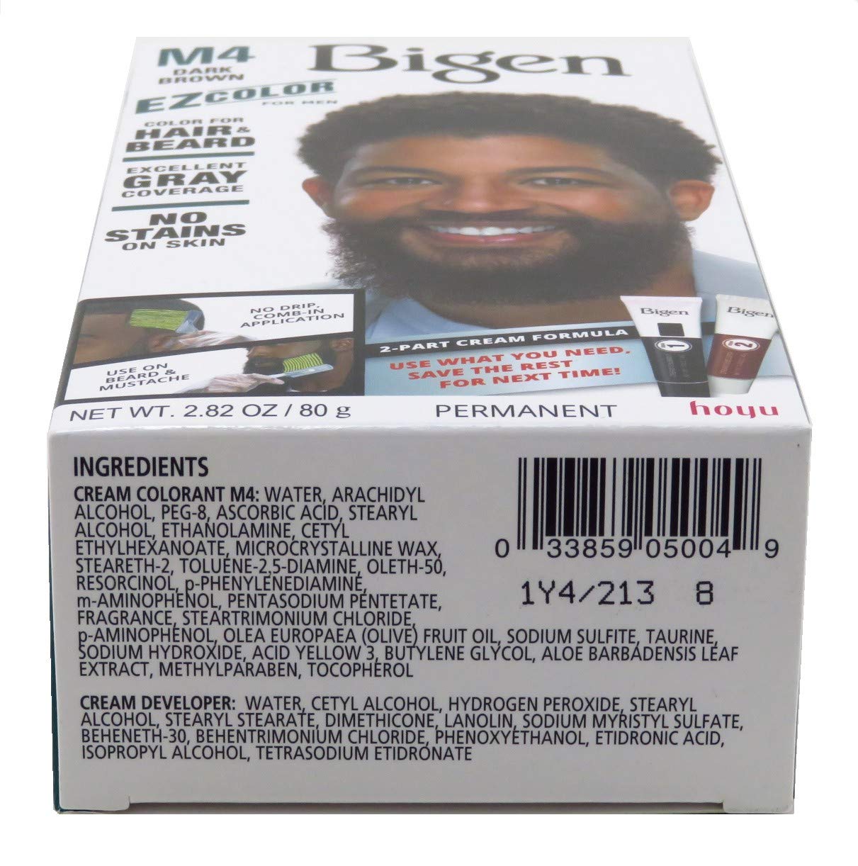 Dark Gray Bigen Color for Men Dark M4, Brown