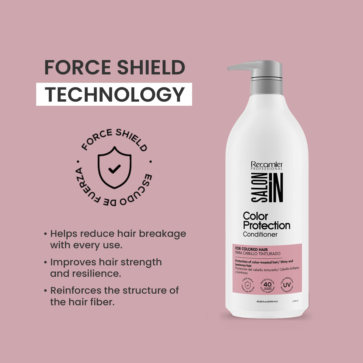 Dark Gray Salon In Color Protection Conditioner for Color-Treated Hair, Color Care