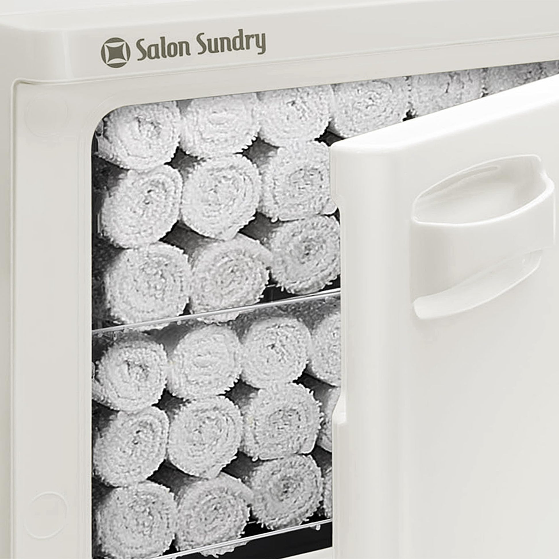 Light Gray Salon Sundry Professional High Capacity Hot Towel Warmer Cabinet - Facial Spa and Salon Equipment - White