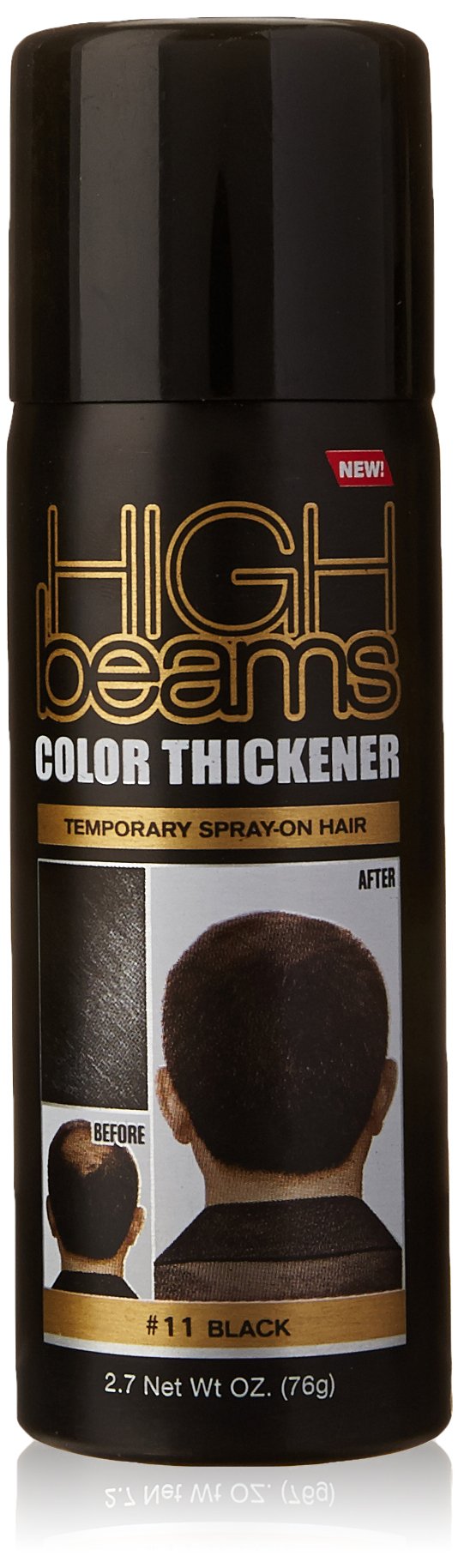 Black Salon Grafix High Beams Color Thickener Temporary Spray - Black for Unisex - 2.7 oz Hair Color