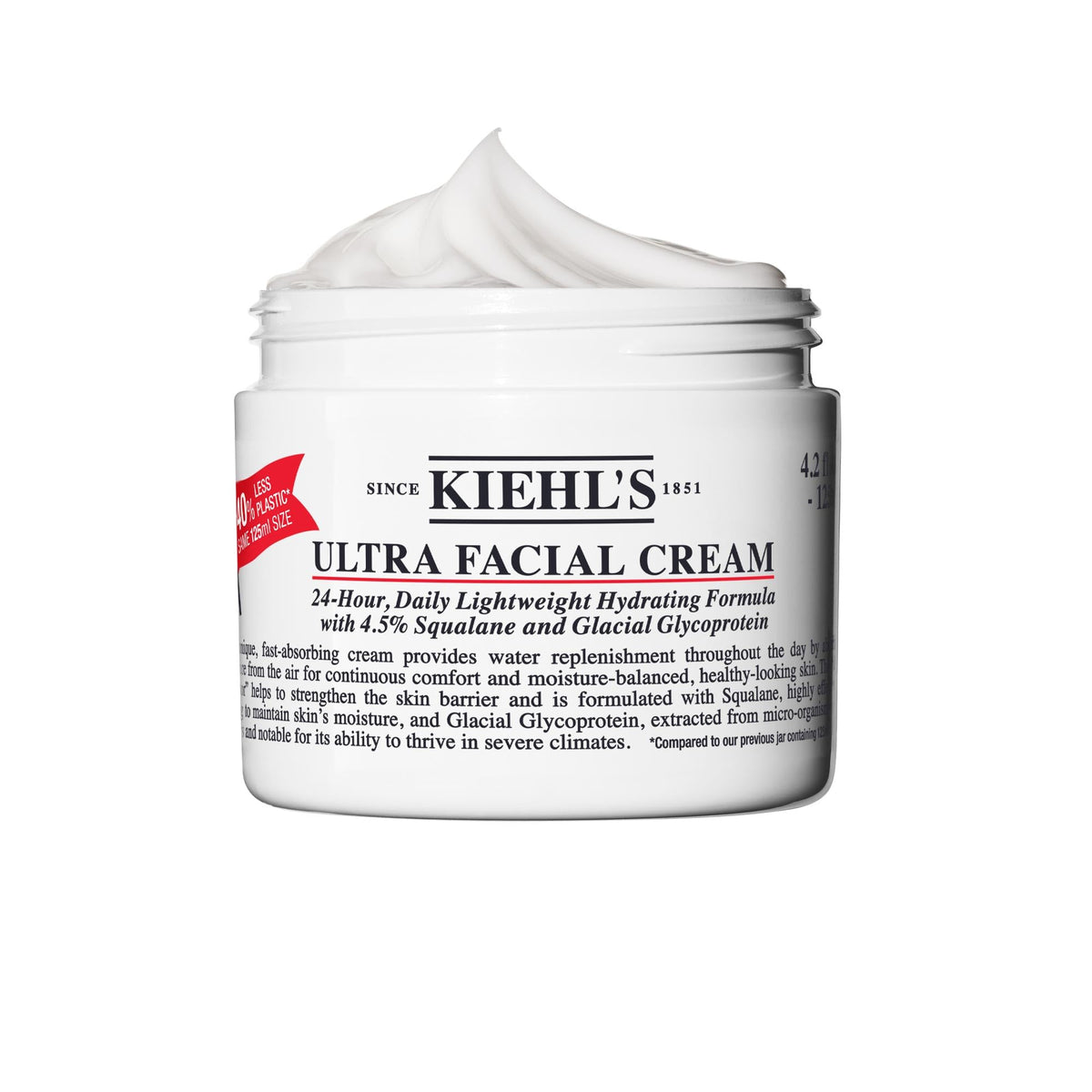 White Smoke Kiehl's - Ultra Facial Cream Daily Moisturizer with 4.5% Squalane