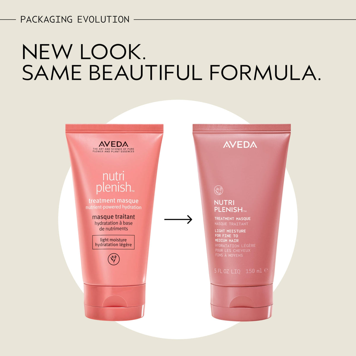 Antique White AVEDA Nutriplenish Treatment Masque Light Moisture | Conditioning Mask for Fine to Medium Dry Hair | Organic Pomegranate Oil, Coconut Oil, Mango Butter | 98% Naturally Derived*, 0.85 Fl Oz