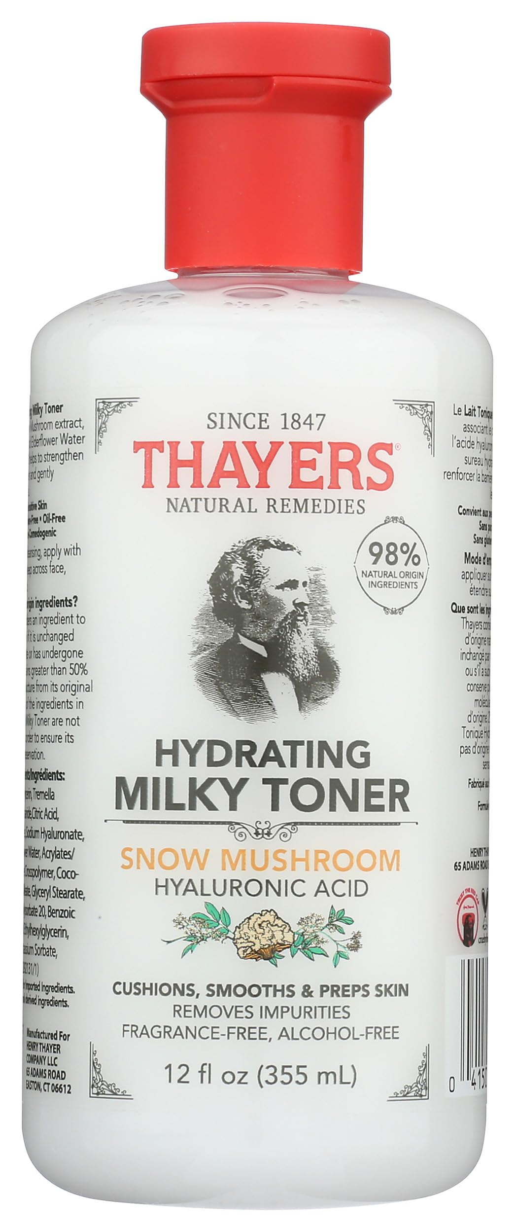 Lavender THAYERS Hydrating Milky Face Toner, 12 FZ