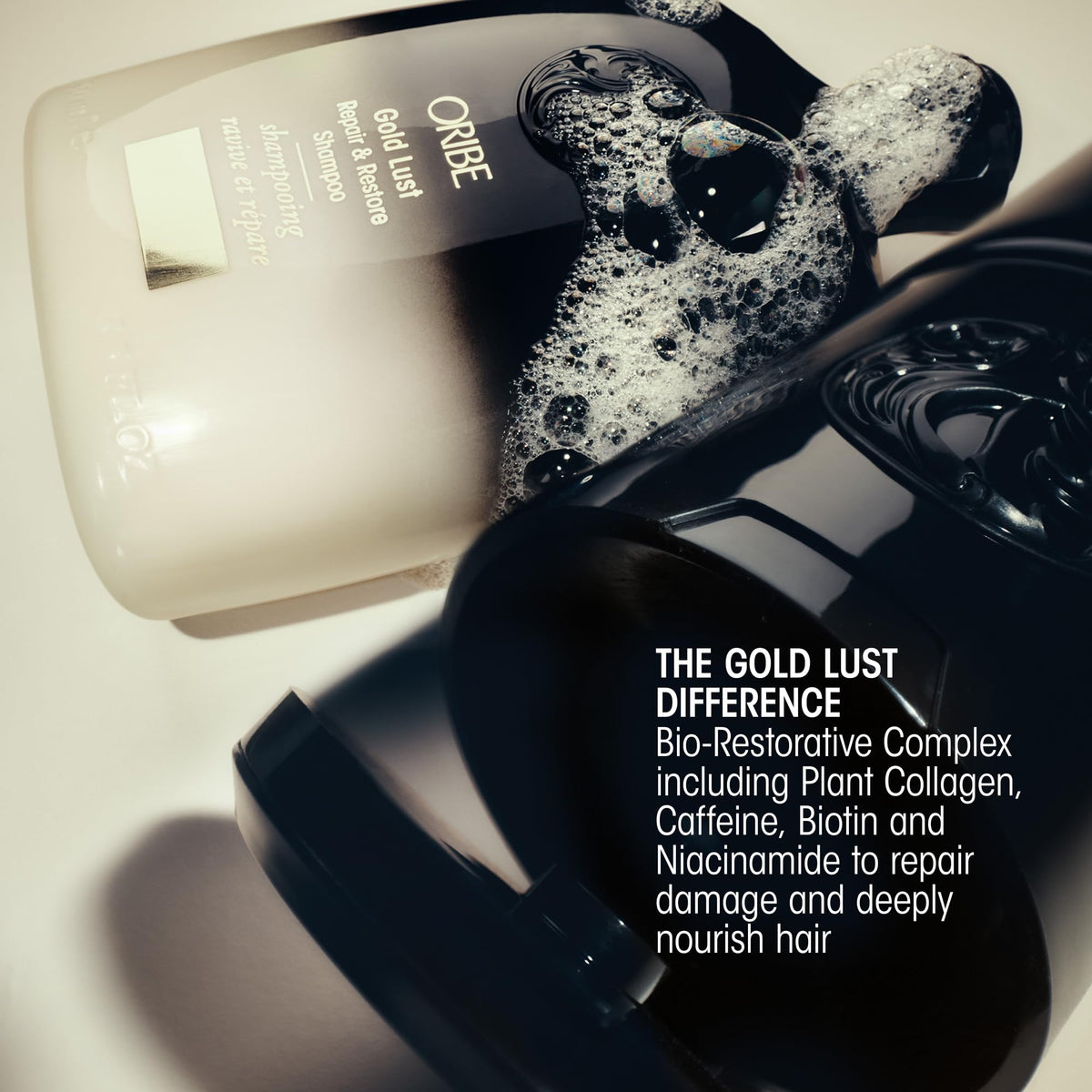 Black Oribe Gold Lust Holiday Set - Gold Lust Shampoo, Conditioner & Hair Oil