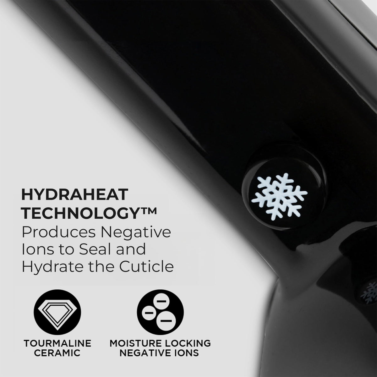 Black FHI HEAT Platform Nano Lite Pro 1900 Hair Dryer - Black