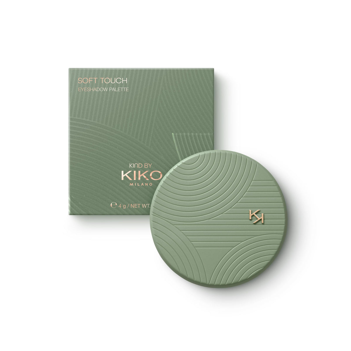 White Smoke KIKO Milano Kind by KIKO Soft Touch Eyeshadow Palette 01, Eye Palette