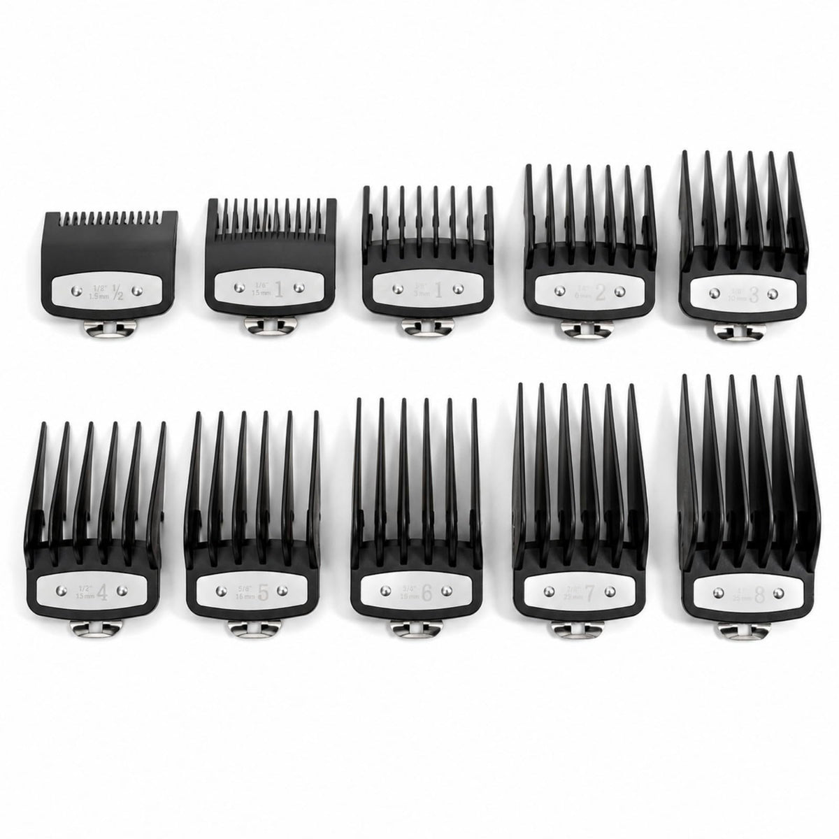 White Smoke 10PCS Clipper Guards Set for StyleCraft Protégé 2020-2026+