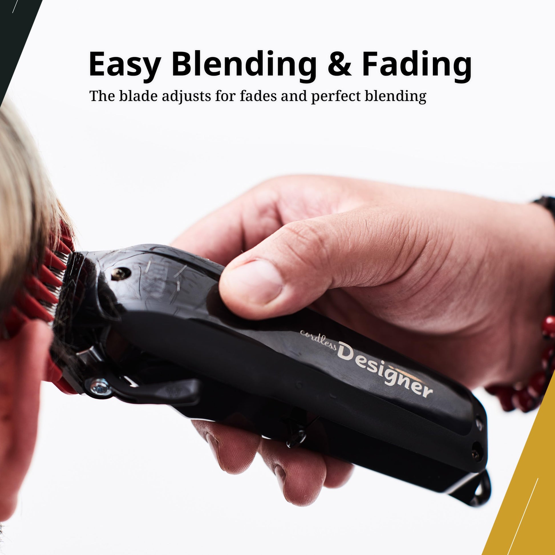 White Smoke Wahl Professional 3 Hole Clipper Blade Designer Adjusto Lock Replacement Blade Fits Senior Cordless Designer Pilot Clippers