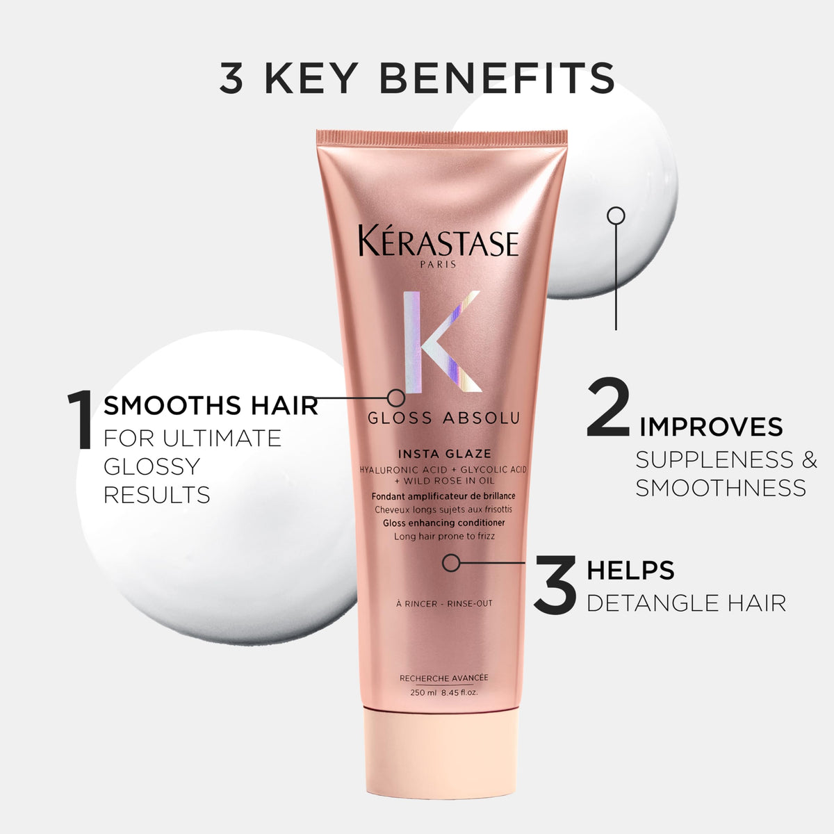 Lavender Kerastase Gloss Absolu Trial Kit – For Anti-Frizz & High Shine