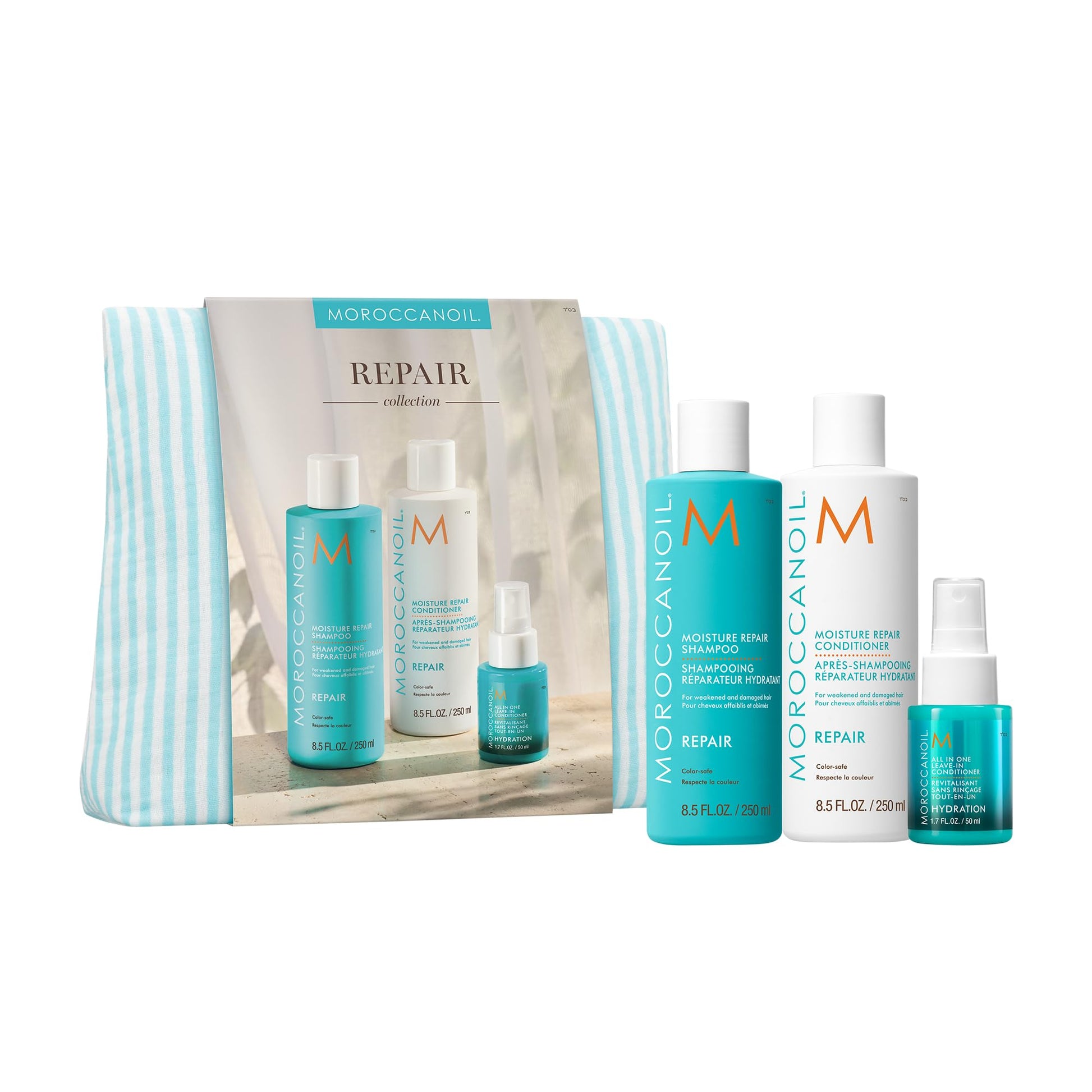 White Smoke Moroccanoil Hair Repair Gift Set