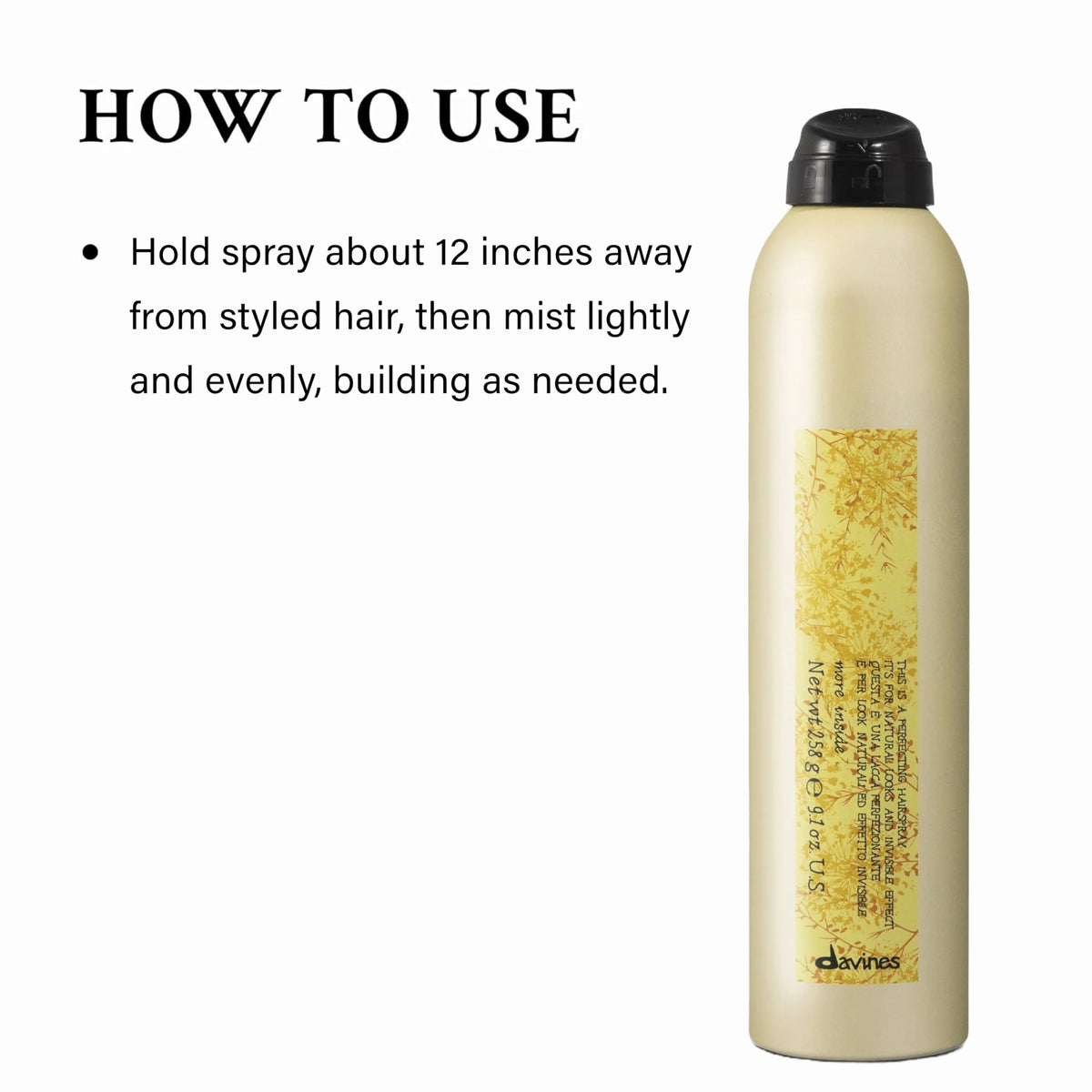 White Smoke Davines This Is A Perfecting Hairspray