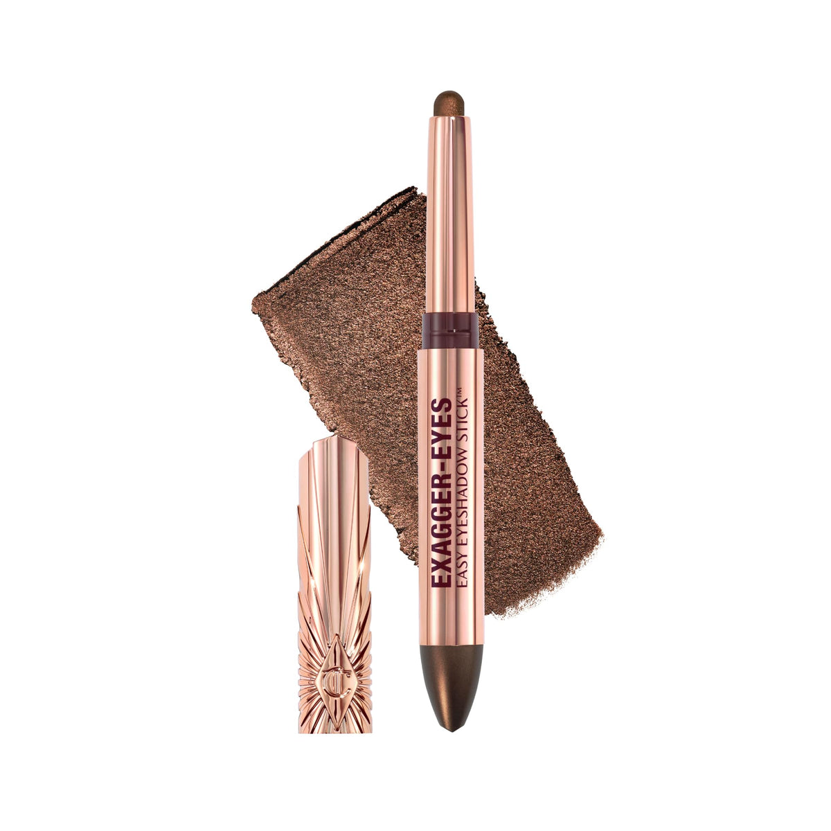 White Smoke Charlotte Tilbury Exagger-Eyes Easy Eyeshadow Stick, Blendable Cream