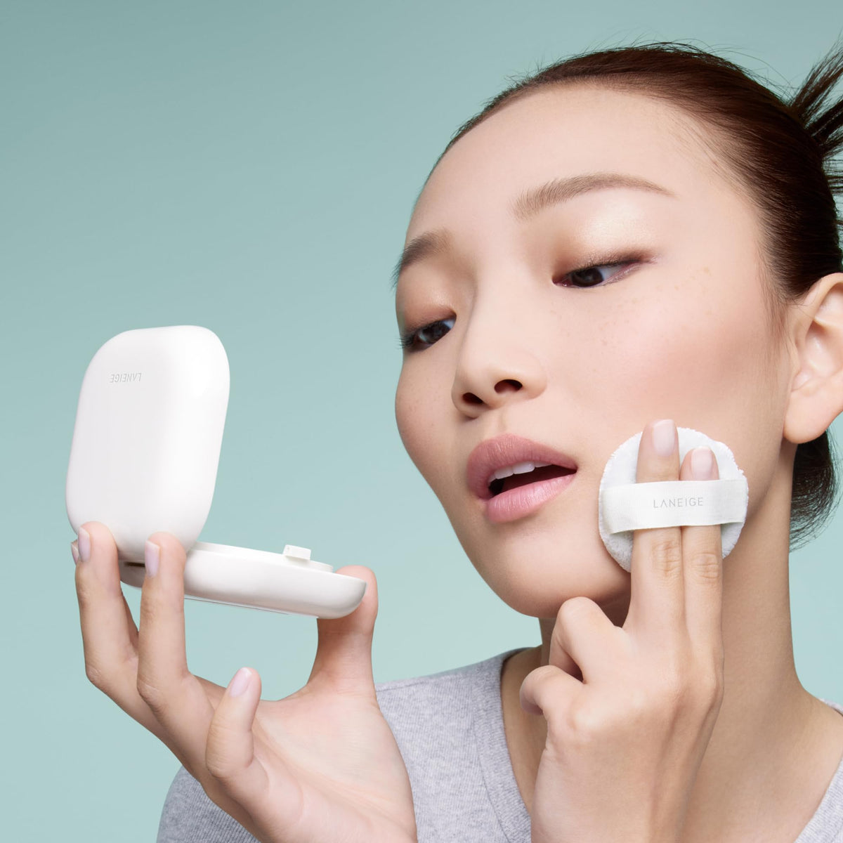 Dark Gray LANEIGE Blurred Skin & Glowy Lips Set