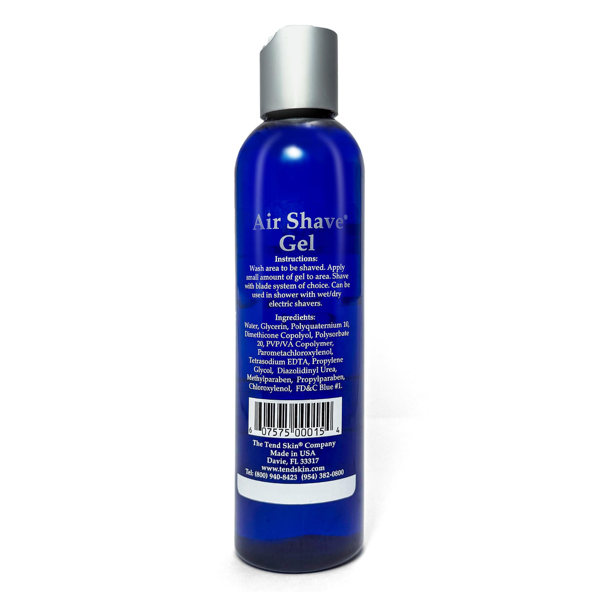 White Smoke Tend Skin Air Shave Gel Advanced Hydrating & Moisturizing Formula, Provides Natural Protection, Silky Smooth Skin & Seamless Hair Removal, 8 Oz
