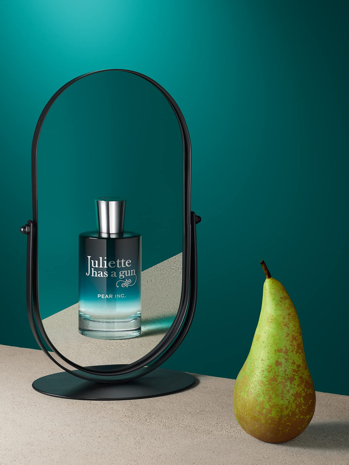 Dark Slate Gray Juliette Has a Gun Pear Inc. Eau de Parfum – Fresh Fruity Perfume for Women – Juicy Pear, Musk, Ambrox – Bright, Playful, Gourmand