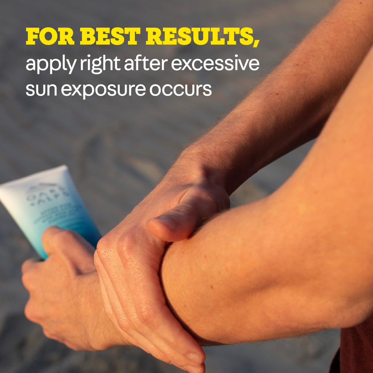 Dim Gray Oars + Alps After Sun Cooling Lotion, Soothing Sunburn Relief, 1pk, 8 Fl Oz