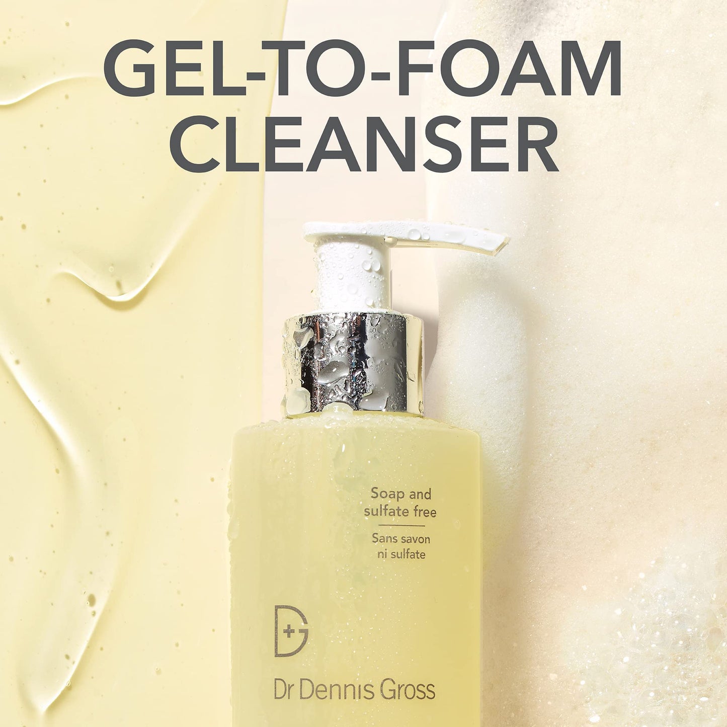 Bisque Dr Dennis Gross Alpha Beta® AHA/BHA Daily Cleansing Gel, for Skin That is Dull, Congested and Uneven Tone & Texture (7.5 Fl Oz)