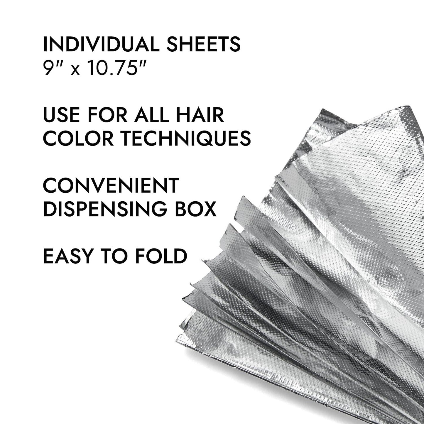 White Smoke Salon Care FullSize Foil Sheets 500 Count