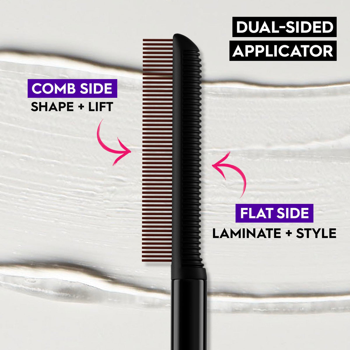 Lavender Urban Decay Slick Day Clear Brow Gel for Lifted + Laminated Eyebrows