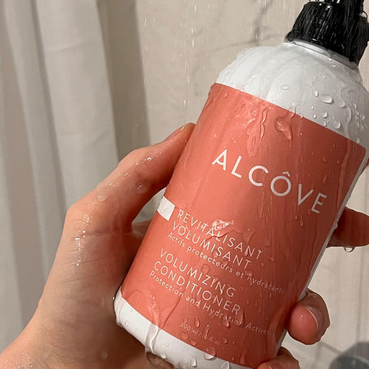 Gray Alcôve - Volumizing Shampoo & Conditioner Duo - Fine and Thin Hair - Sulfate-Free - Lightweight Volume - Evening Primrose Oil - Mango Extract - Argan Oil - Anti-Frizz - Color-Safe - 10 ounces