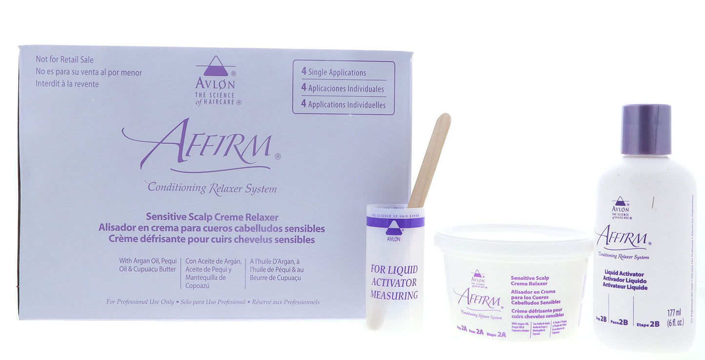 White Smoke Affirm Relaxer Kit 4 Applications by Affirm