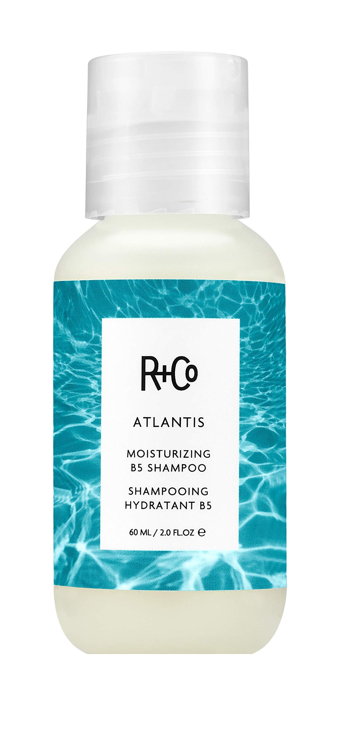 White Smoke R+Co ATLANTIS Moisturizing B5 Shampoo, 2 Oz