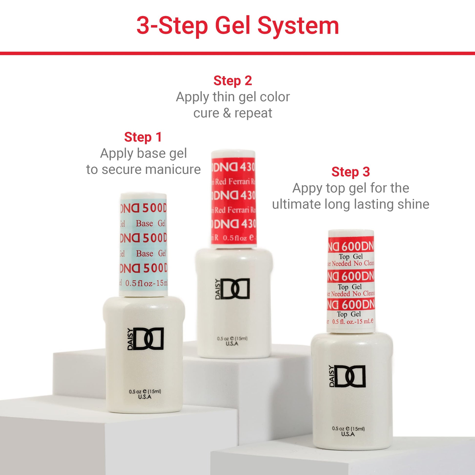 White Smoke DND Gel Polish Set, Sheer Collection, UV/LED Gel Polish and Air Dry Nail Lacquer, Matching Chip-Free Polish Duo, 860 She’s White? She’s Pink?, 0.5 Fl Oz