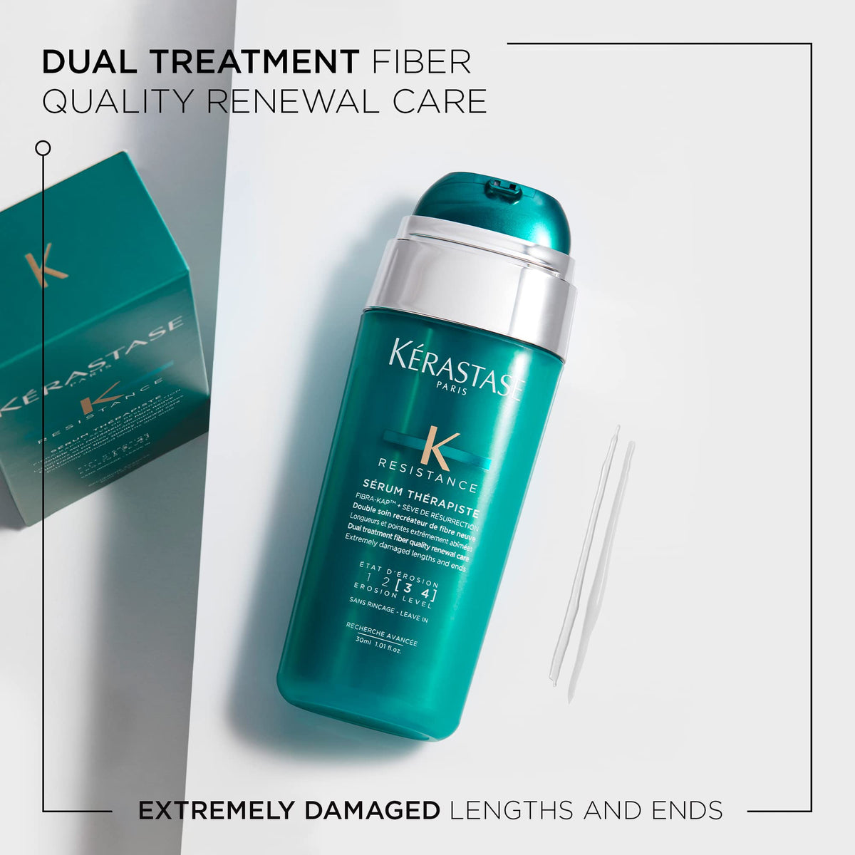 Lavender KERASTASE Resistance Heat Protectant Leave-In Styling Cream for Damage