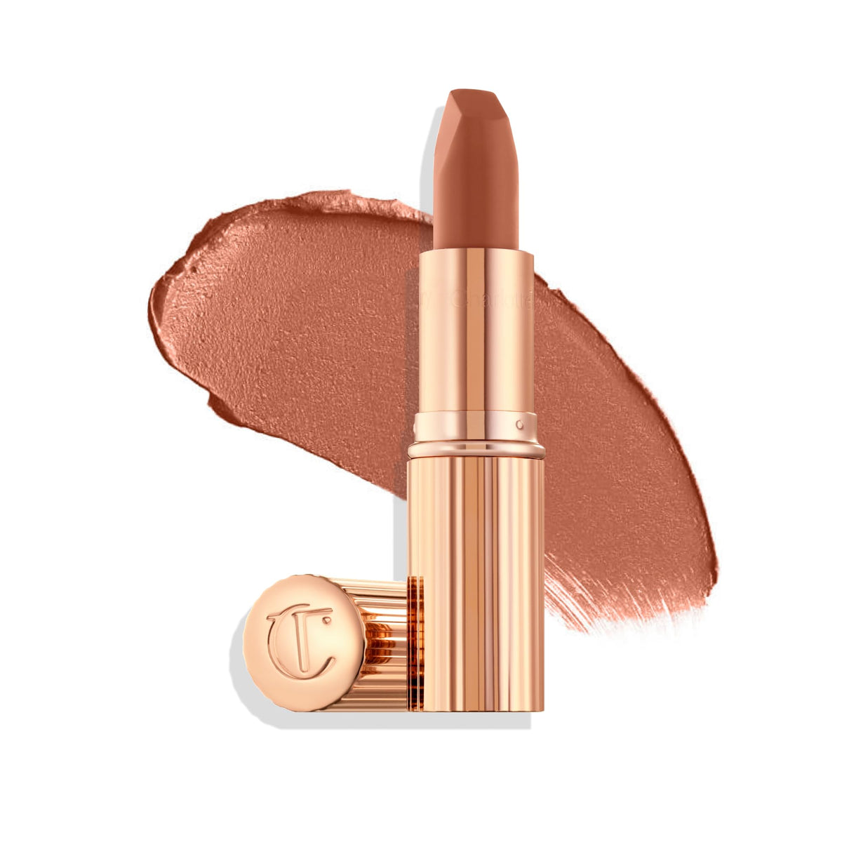 White Smoke Charlotte Tilbury Matte Revolution Lipstick - Long Lasting, Hydrating