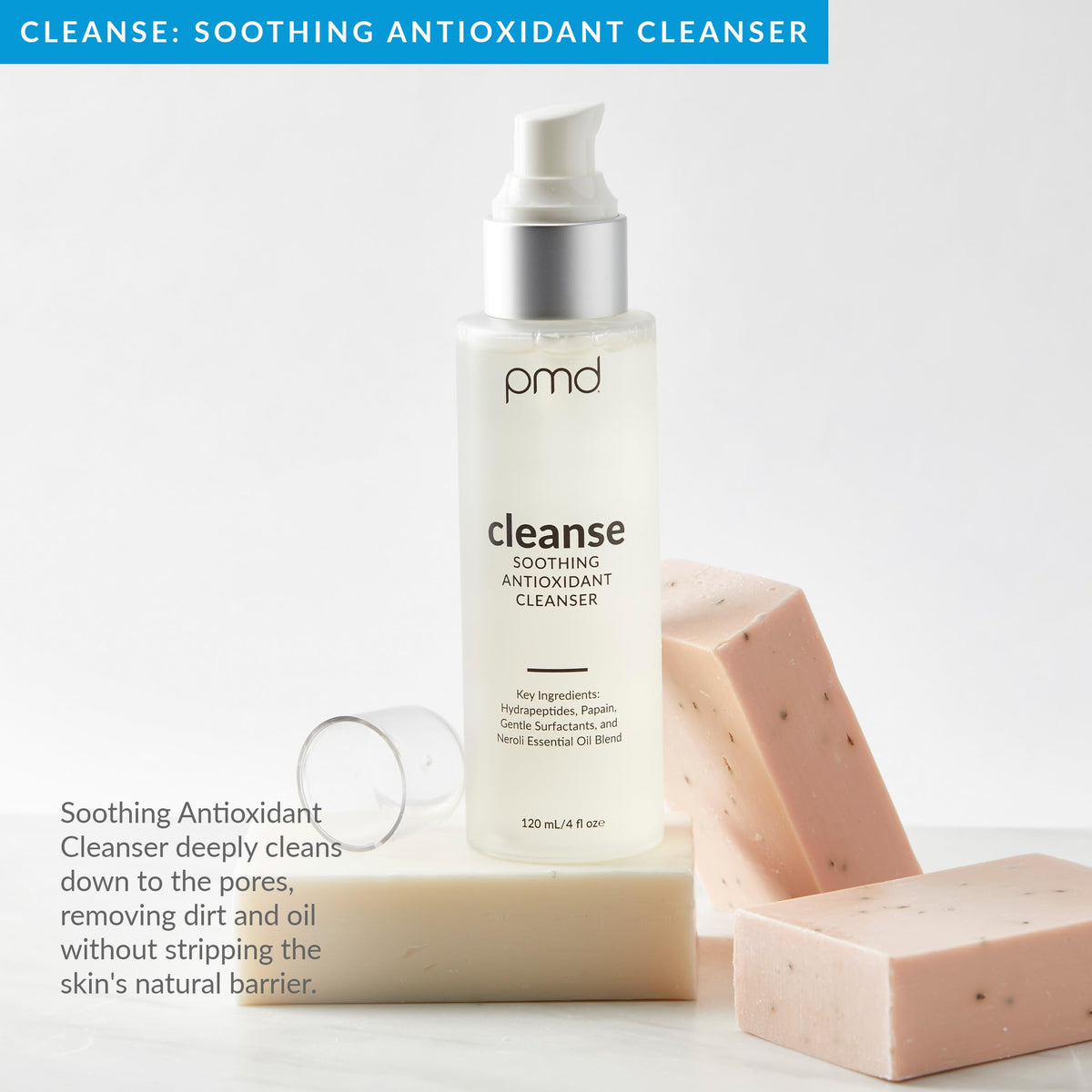 Lavender PMD Cleanse: Soothing Antioxidant Cleanser, 4 Fl Oz (Pack of 1)
