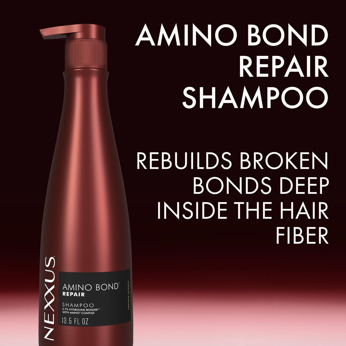 Black NEXXUS Shampoo Amino Bond for All Types of Damaged Hair with Amino Acids & Keratin Protein variation
