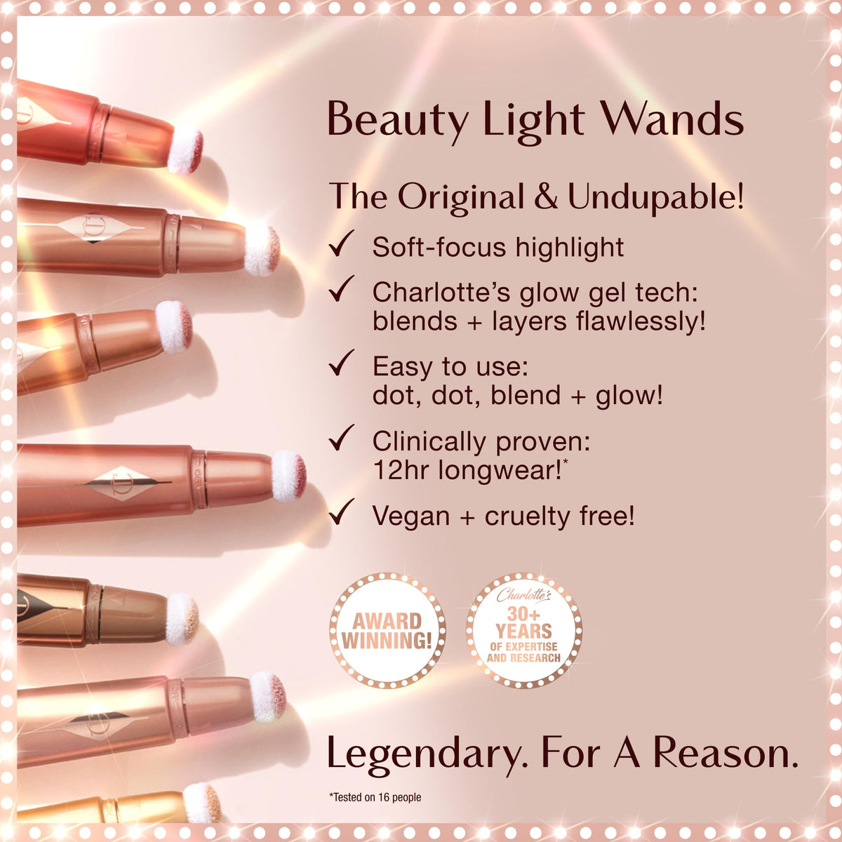 Gray Charlotte Tilbury Beauty Light Wand - Liquid Highlighter Makeup