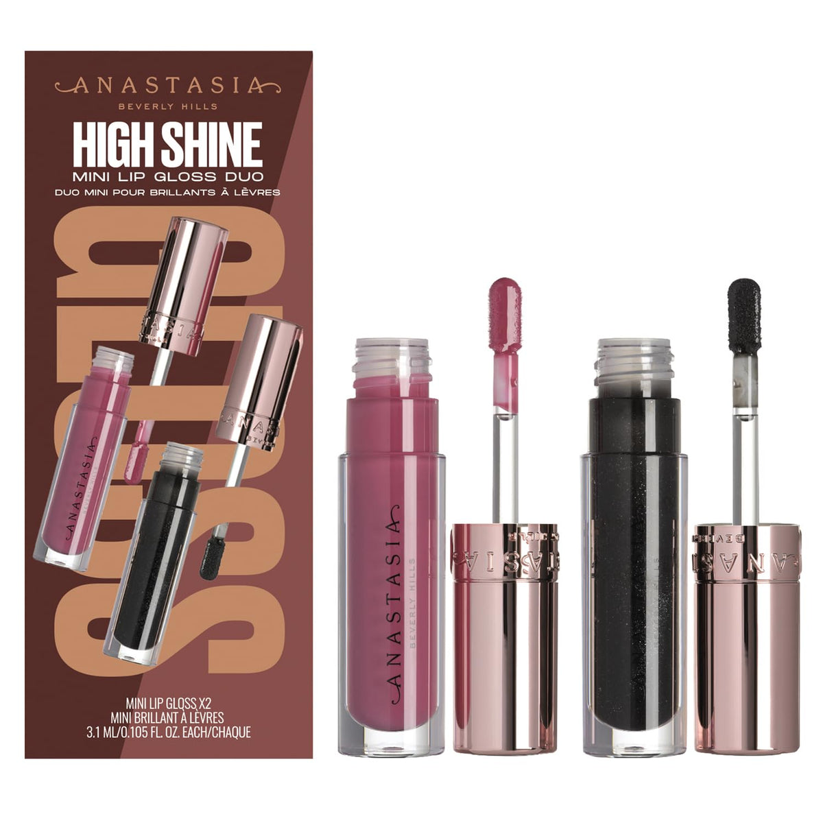 White Smoke Anastasia Beverly Hills - High-Shine Mini Lip Gloss Duo Luminous Finish Set