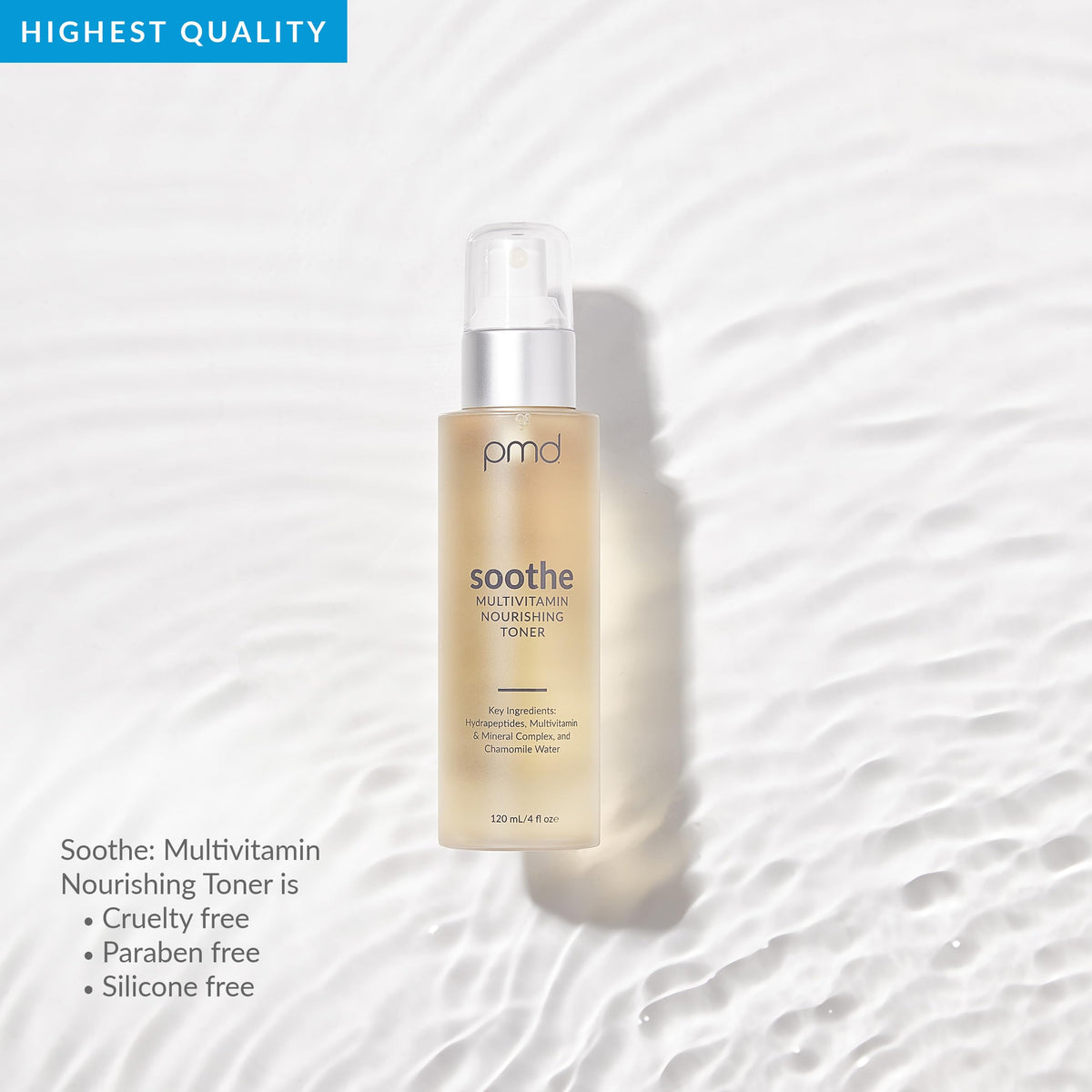 Lavender PMD Soothe: Multivitamin Nourishing Toner, 4 Fl Oz (Pack of 1)
