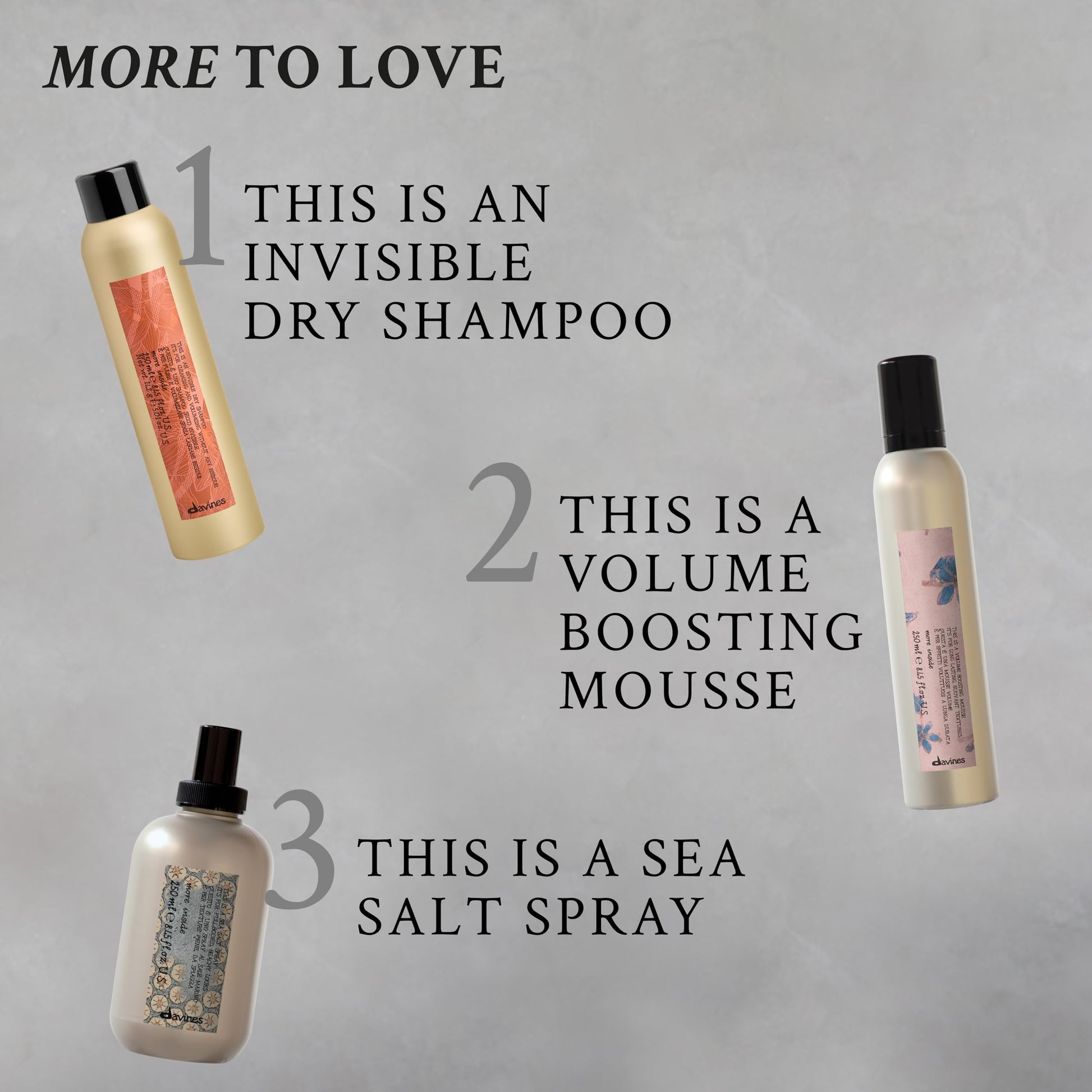 Gray Davines This Is A Curl Moisturizing Mousse, Medium Hold Hydration & Bounce - Creamy Mousse for Defined Curls - Adds Structure & Softness, 8.45 Fl Oz