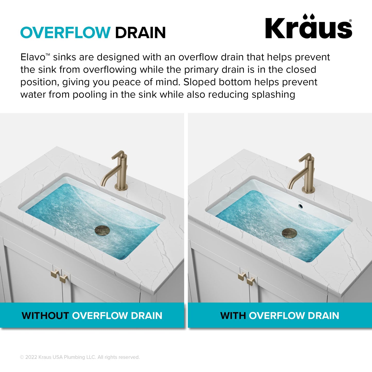 White Smoke KRAUS Elavo 20.5 in. Oval Porcelain Ceramic Self-Rimming Drop In Bathroom Sink in White with Overflow Drain, KCT-100