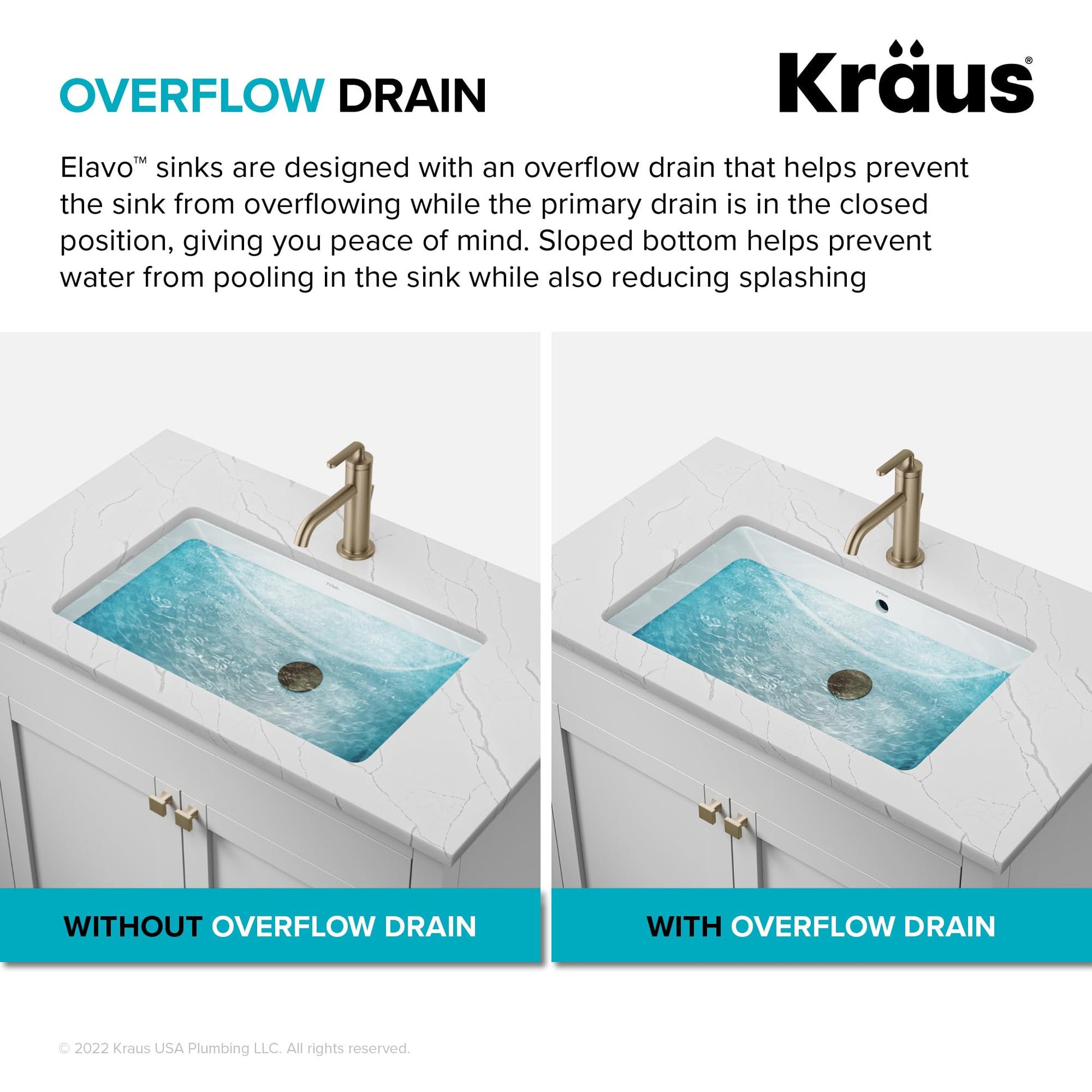 White Smoke KRAUS Elavo 20.5 in. Oval Porcelain Ceramic Self-Rimming Drop In Bathroom Sink in White with Overflow Drain, KCT-100
